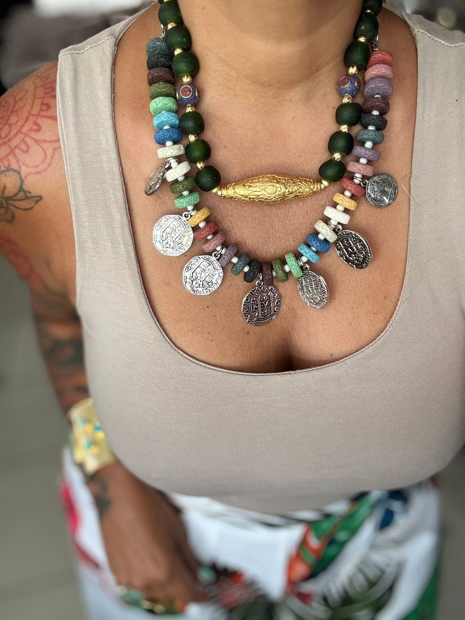 BEADED NECKLACE COLECCION MIX