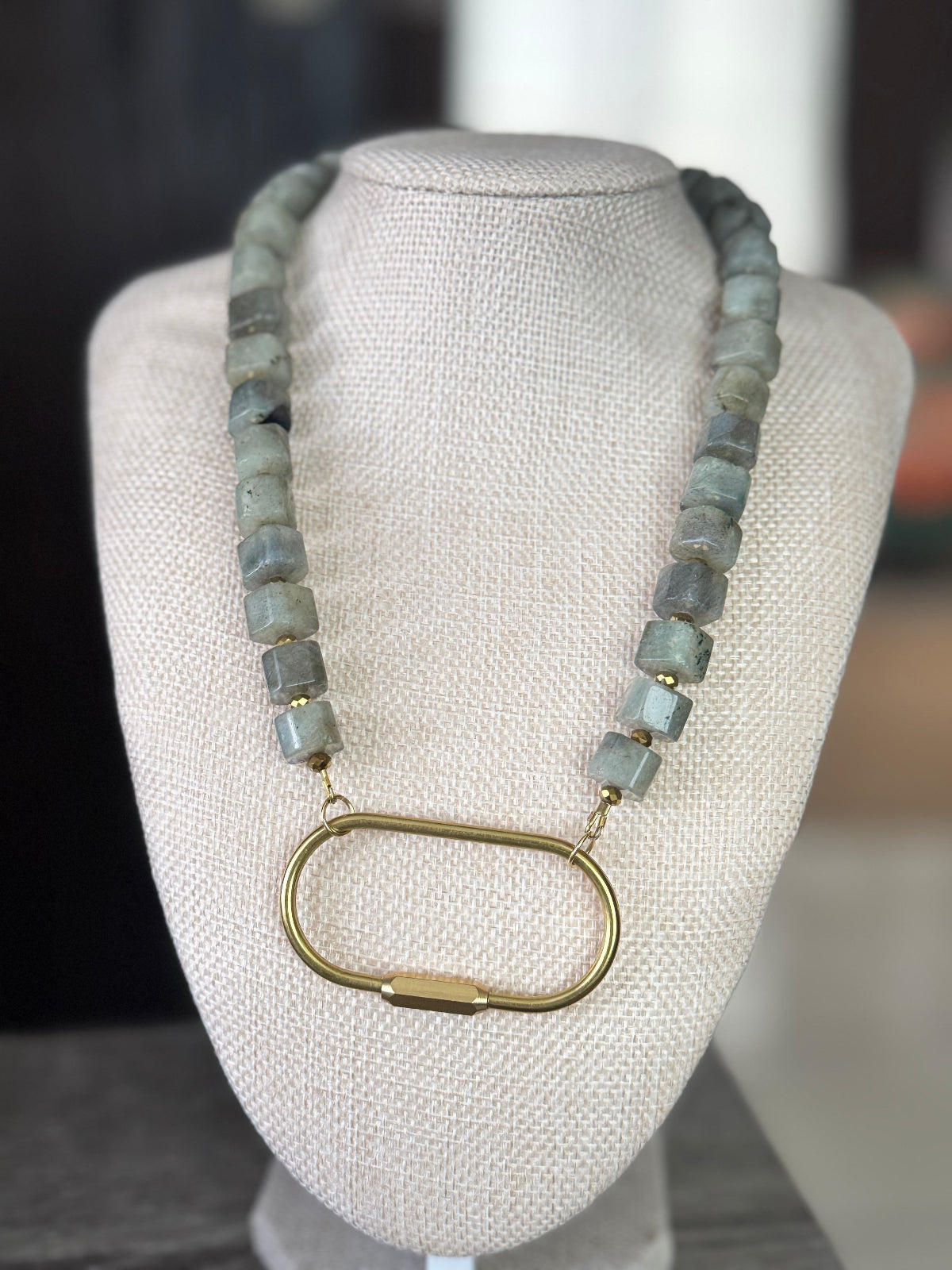 Carabin Lock Necklace