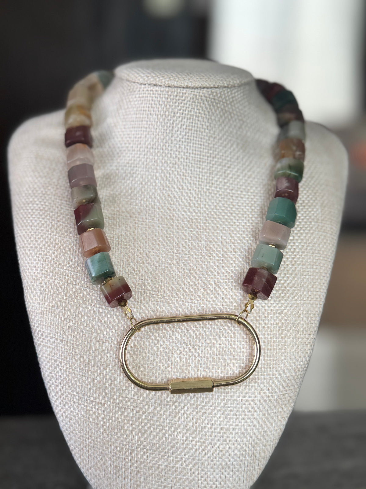Carabin Lock Necklace
