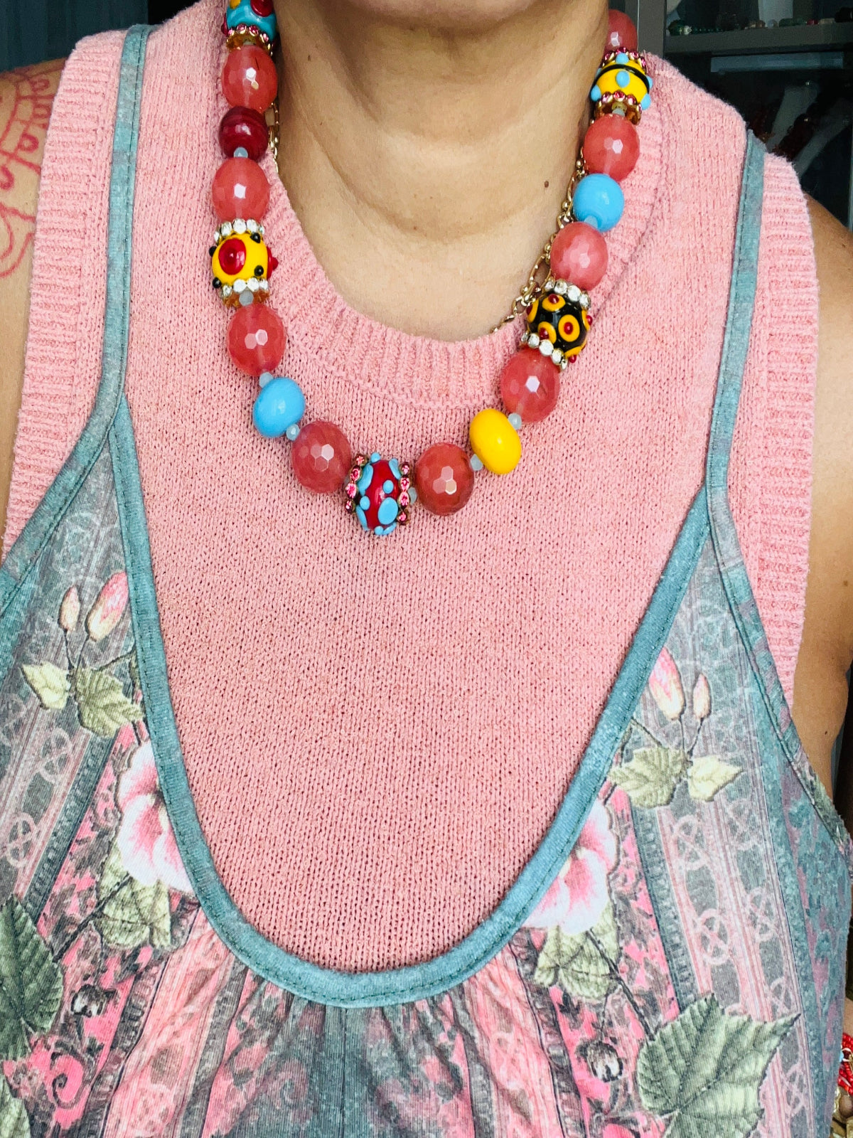 STRAWBERRY CANDY NECKLACE