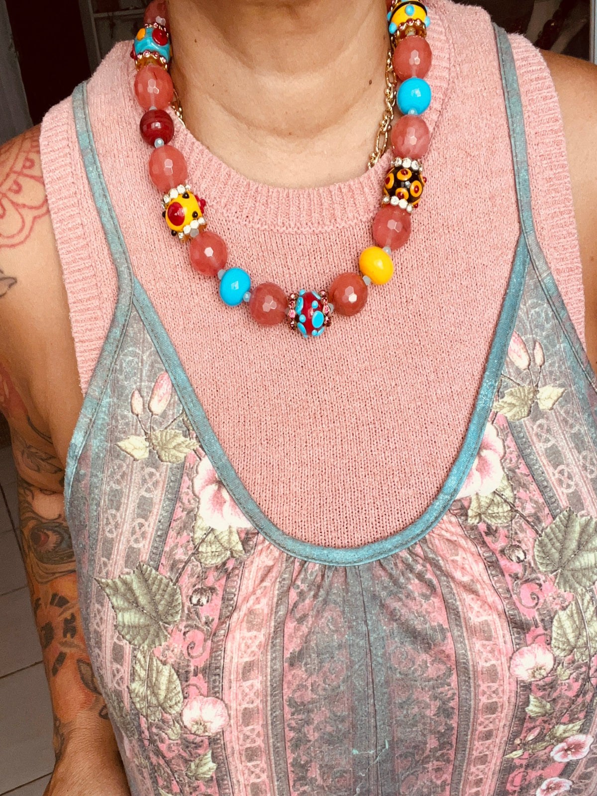 STRAWBERRY CANDY NECKLACE