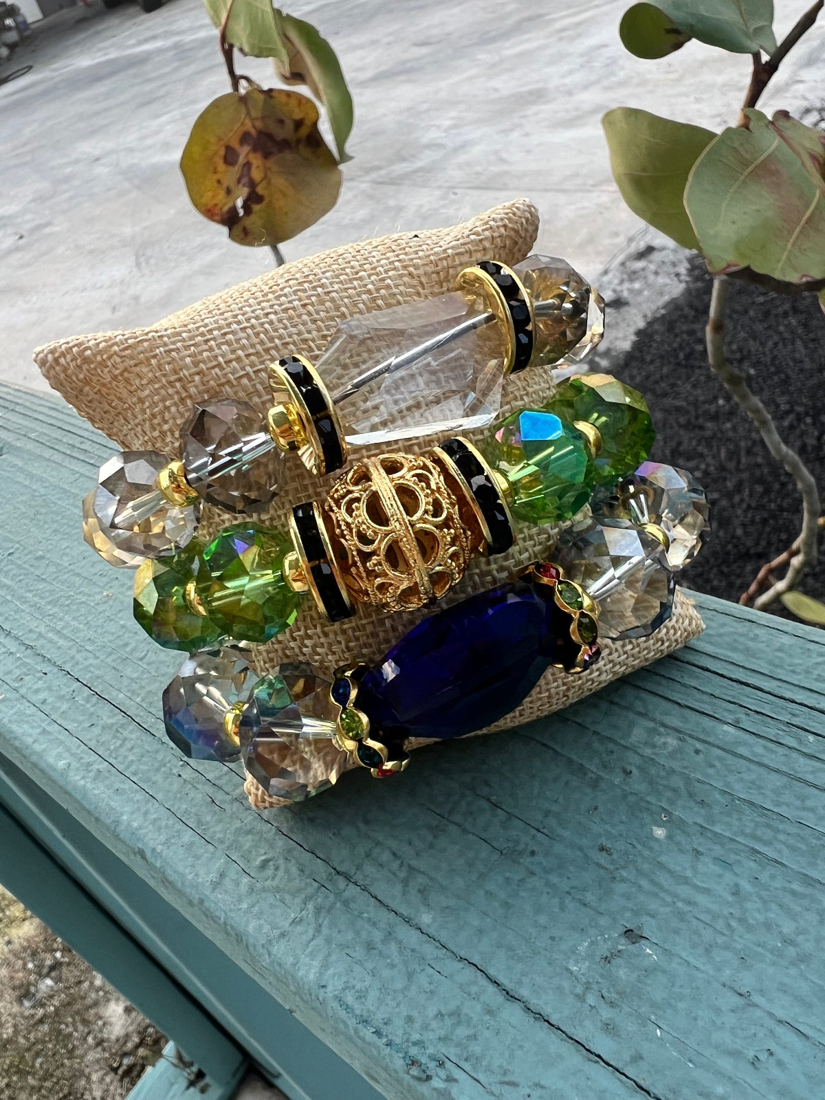 CRYSTAL BRACELETS LEATHER