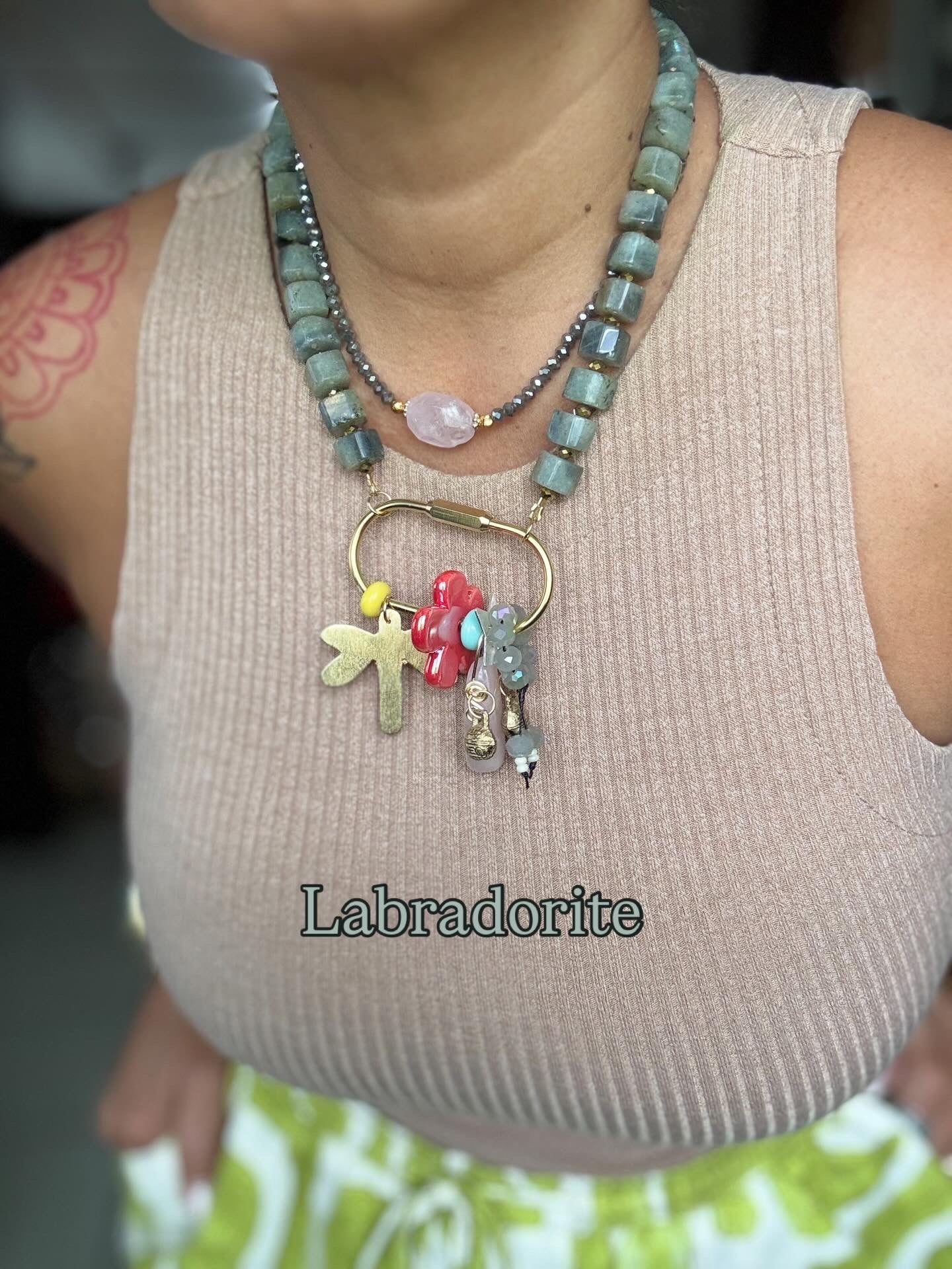 Carabin Lock Necklace