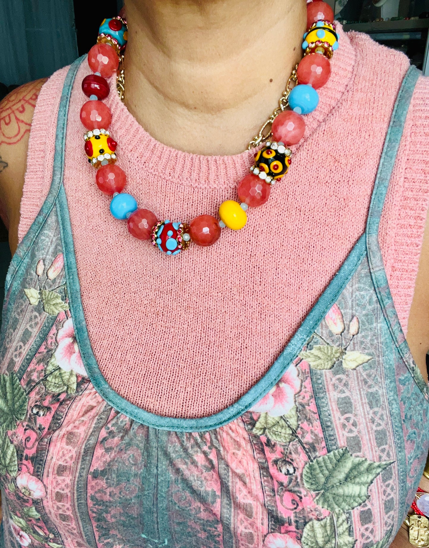 STRAWBERRY CANDY NECKLACE