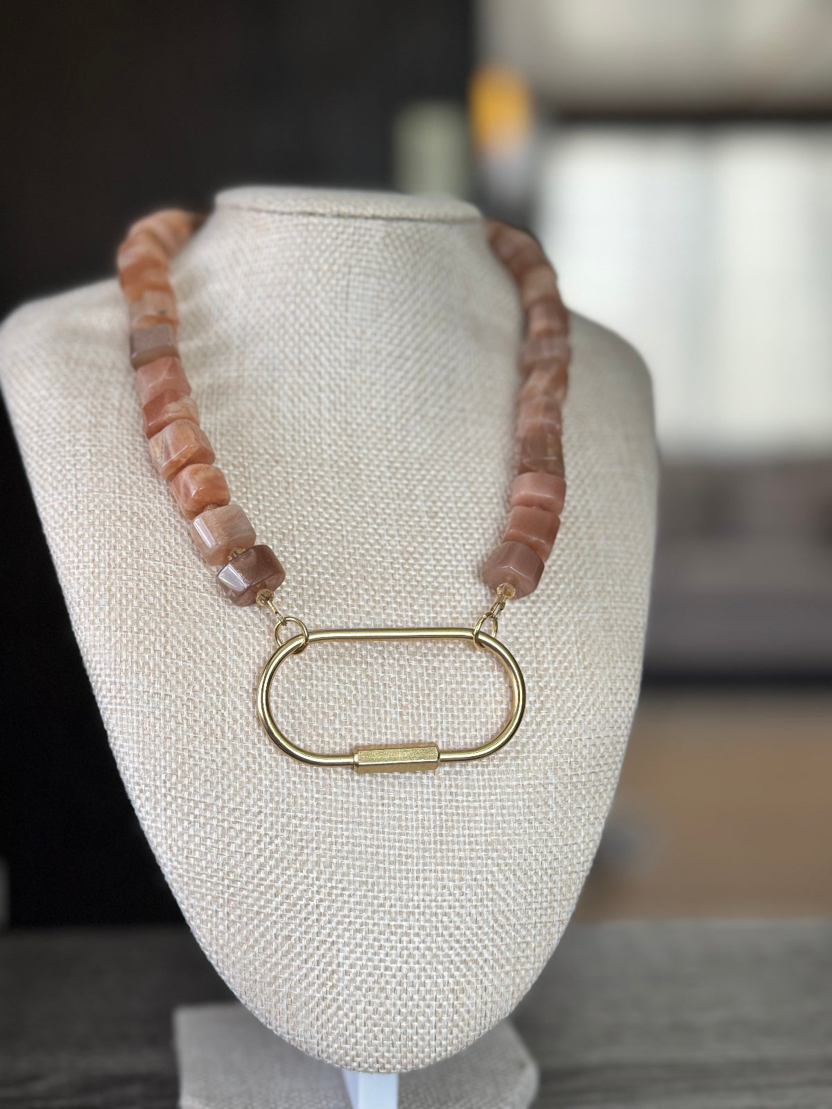 Carabin Lock Necklace