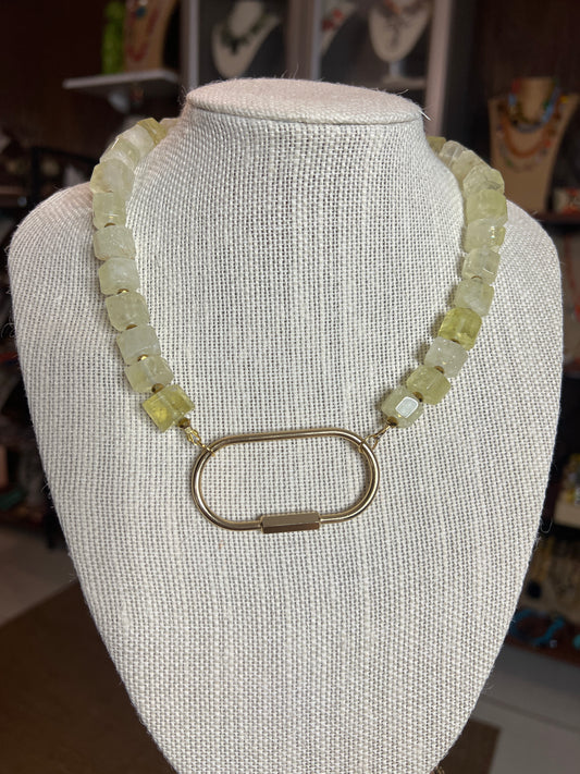 Carabin Lock Necklace