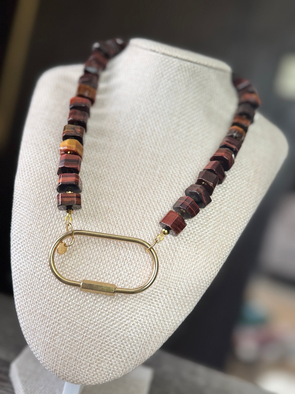 Carabin Lock Necklace