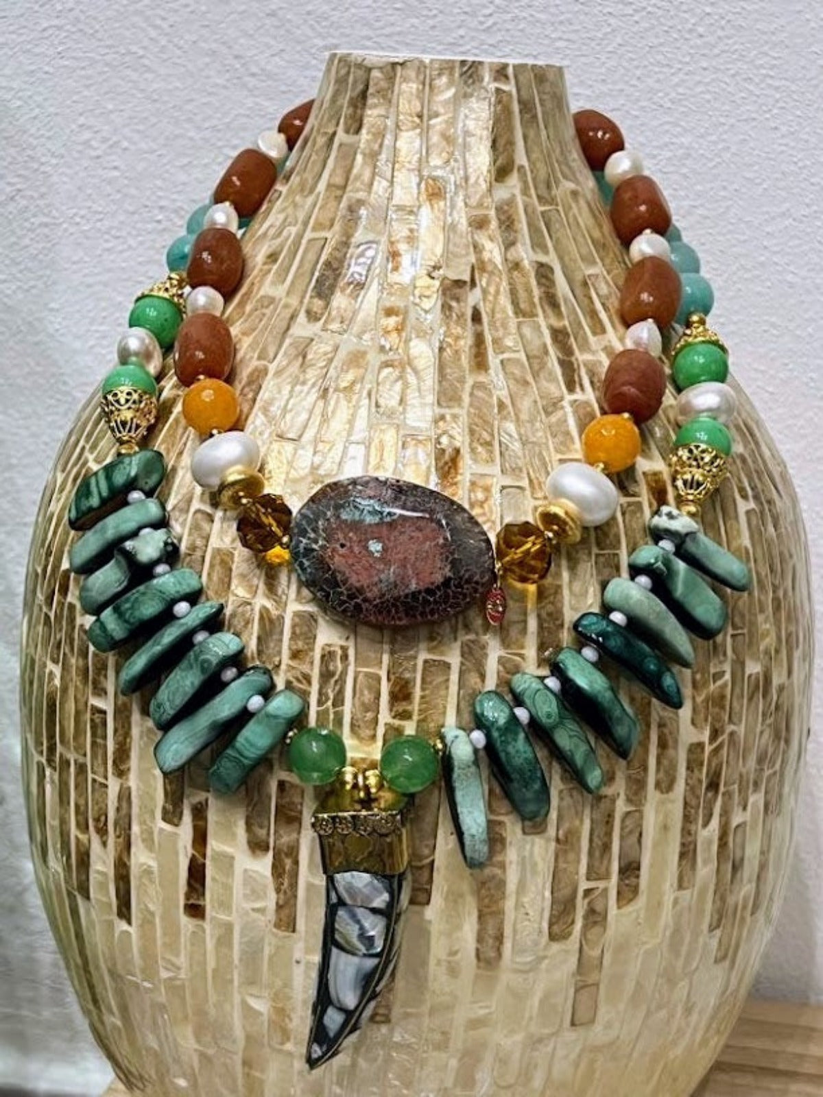 HORN TIBET NACAR NECKLACE