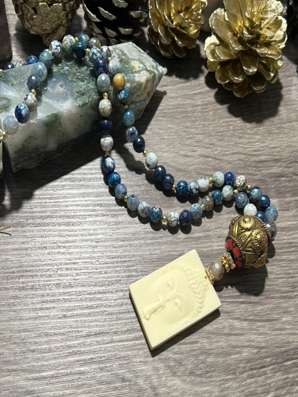 BUDHA FACE NECKLACE