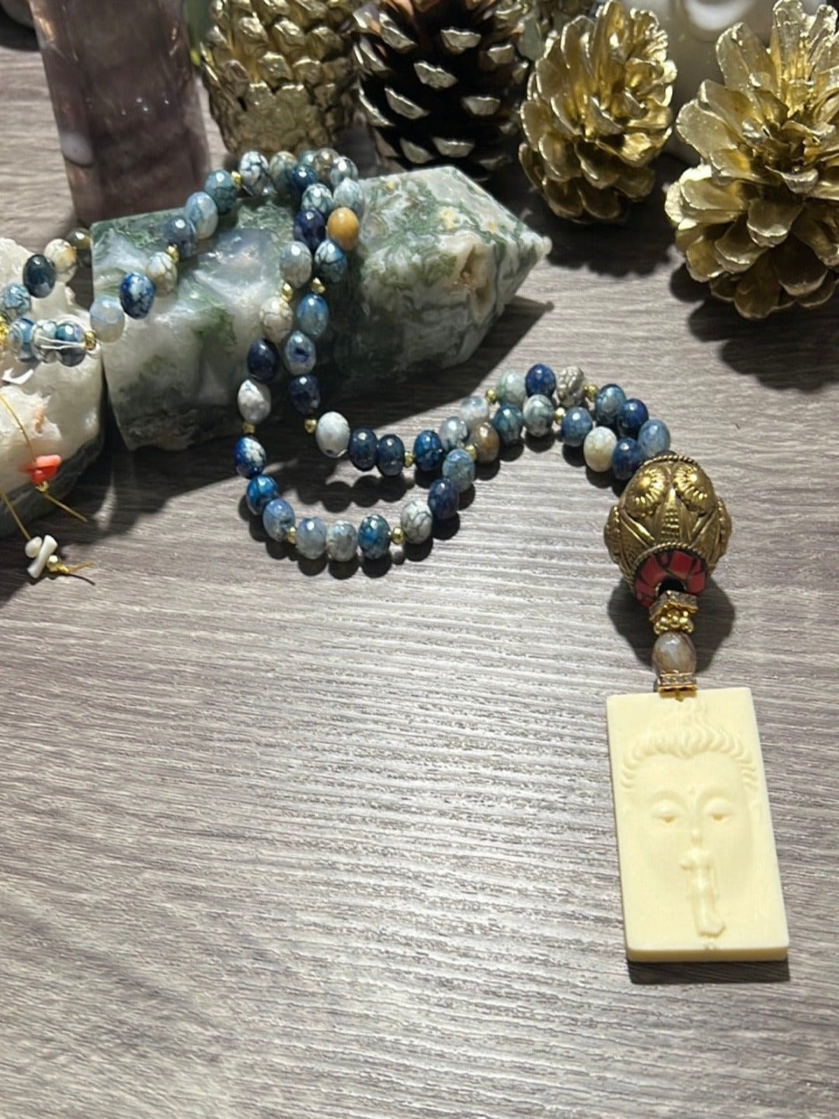 BUDHA FACE NECKLACE