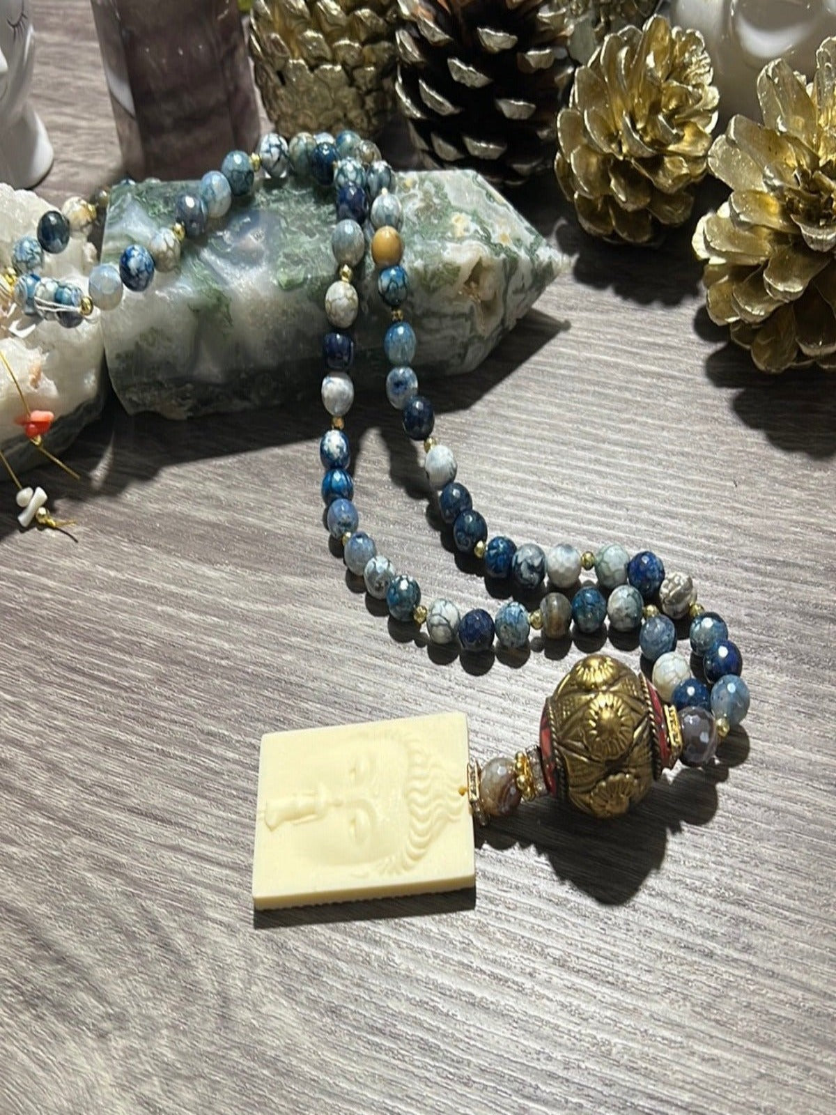 BUDHA FACE NECKLACE